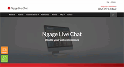 Desktop Screenshot of ngagelive.com